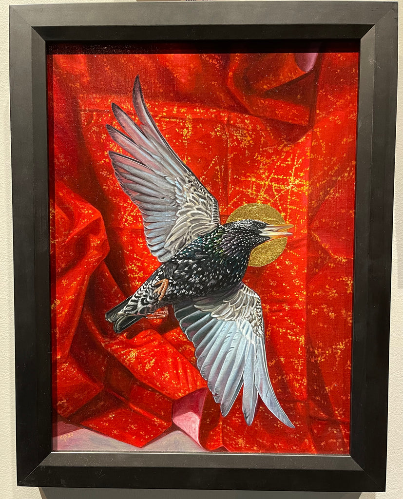Original Oil Painting "Starling" by Christian Perez