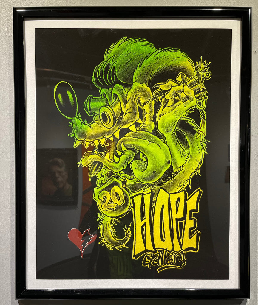 Limited Edition 20th Anniversary Print Framed "Fink" by Joe Capobianco