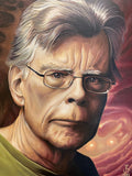 Original Acrylic Painting "Stephen King" by Joe Santiago