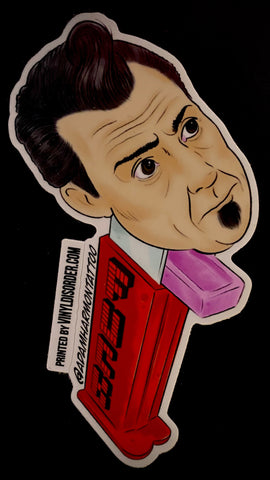 Sticker "Joe Capo Pez Dispenser" by Adam Harmon