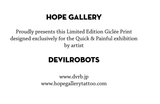 Giclee Prints Devilrobots - Set of 2 for "Quick and Painful"