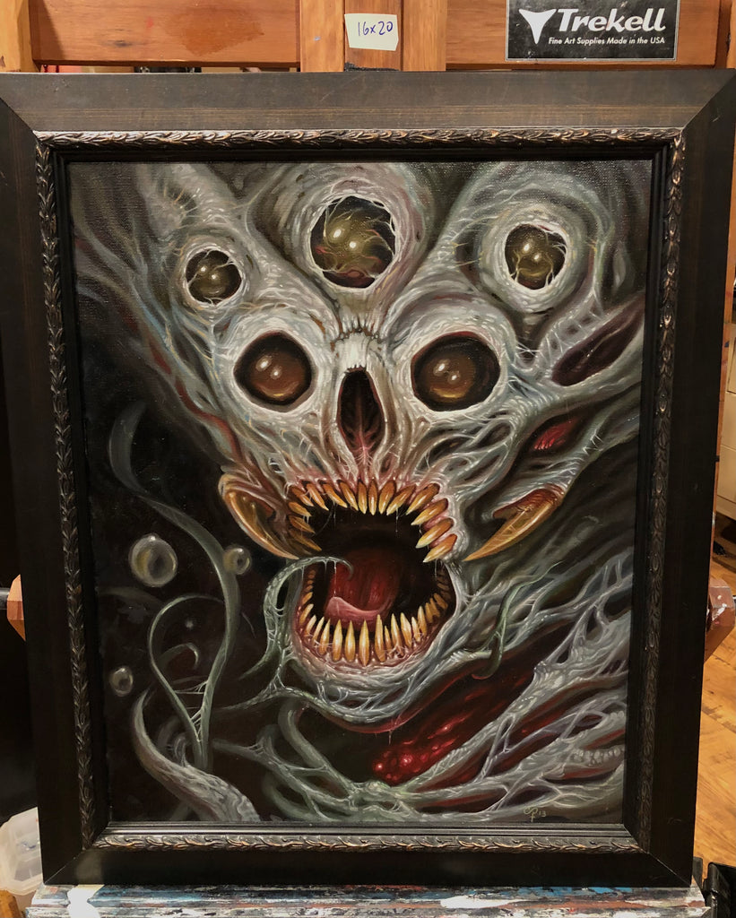 Original Oil Painting "Ghoul" by Christian Perez