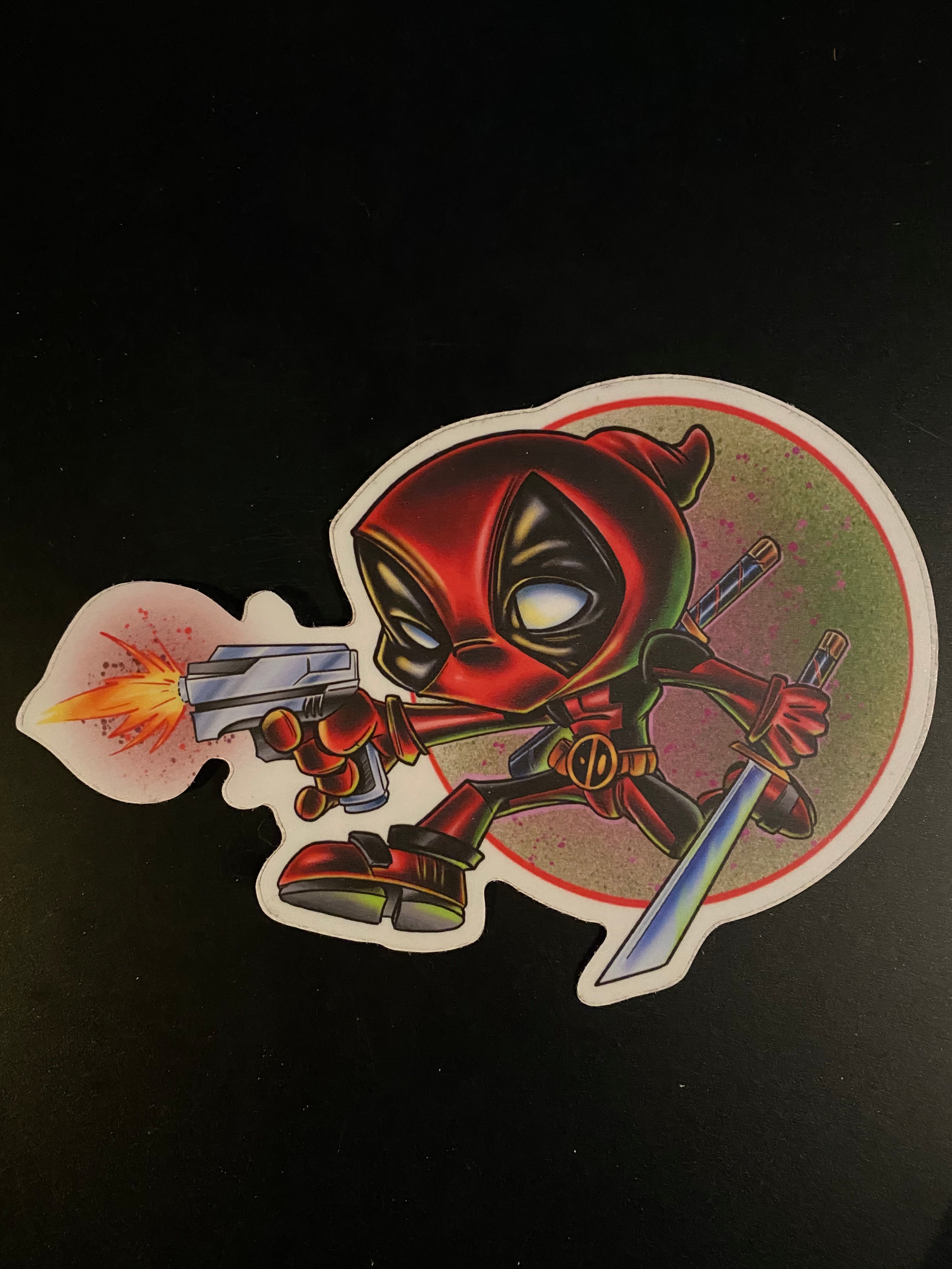Chibi Deadpool | Deadpool artwork, Deadpool chibi, Deadpool cartoon