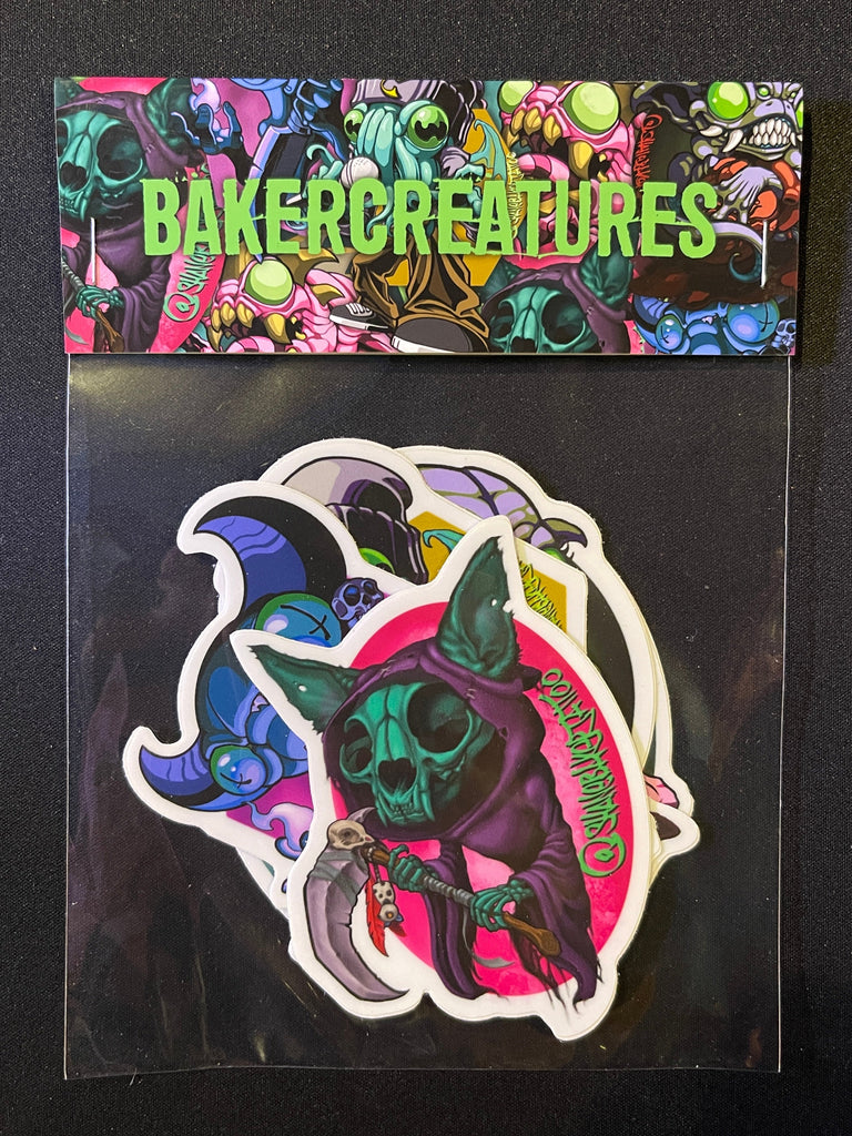 Sticker Pack "Baker Creatures"  by Shane Baker