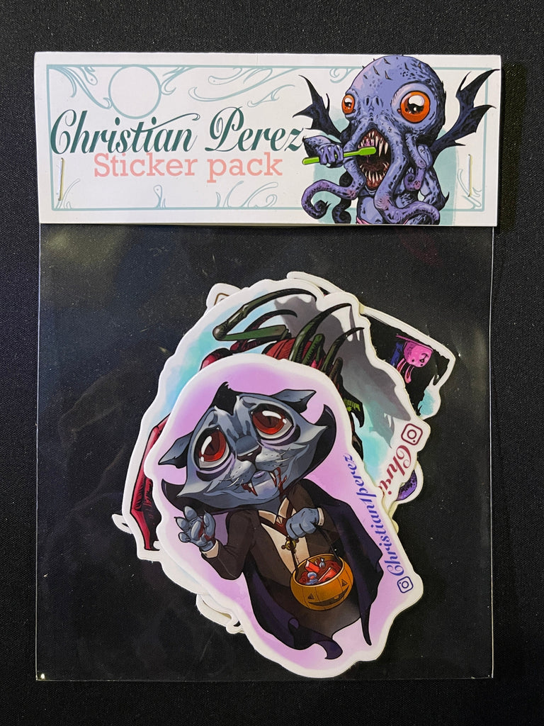 Sticker Pack "Cthulhu and Friends Part 1"  by Christian Perez
