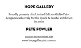 Giclee Print Pete Fowler - for "Quick and Painful"