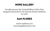 Giclee Print Sam Flores - for "Quick and Painful"