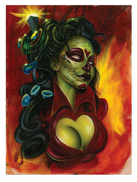 Poster "Electric Day of the Dead" by Joe Capobianco